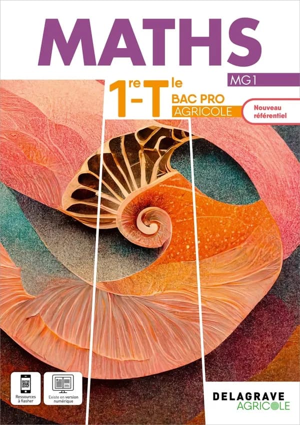 Maths : 1re, terminale Bac Pro enseignement agricole ; pochette élève