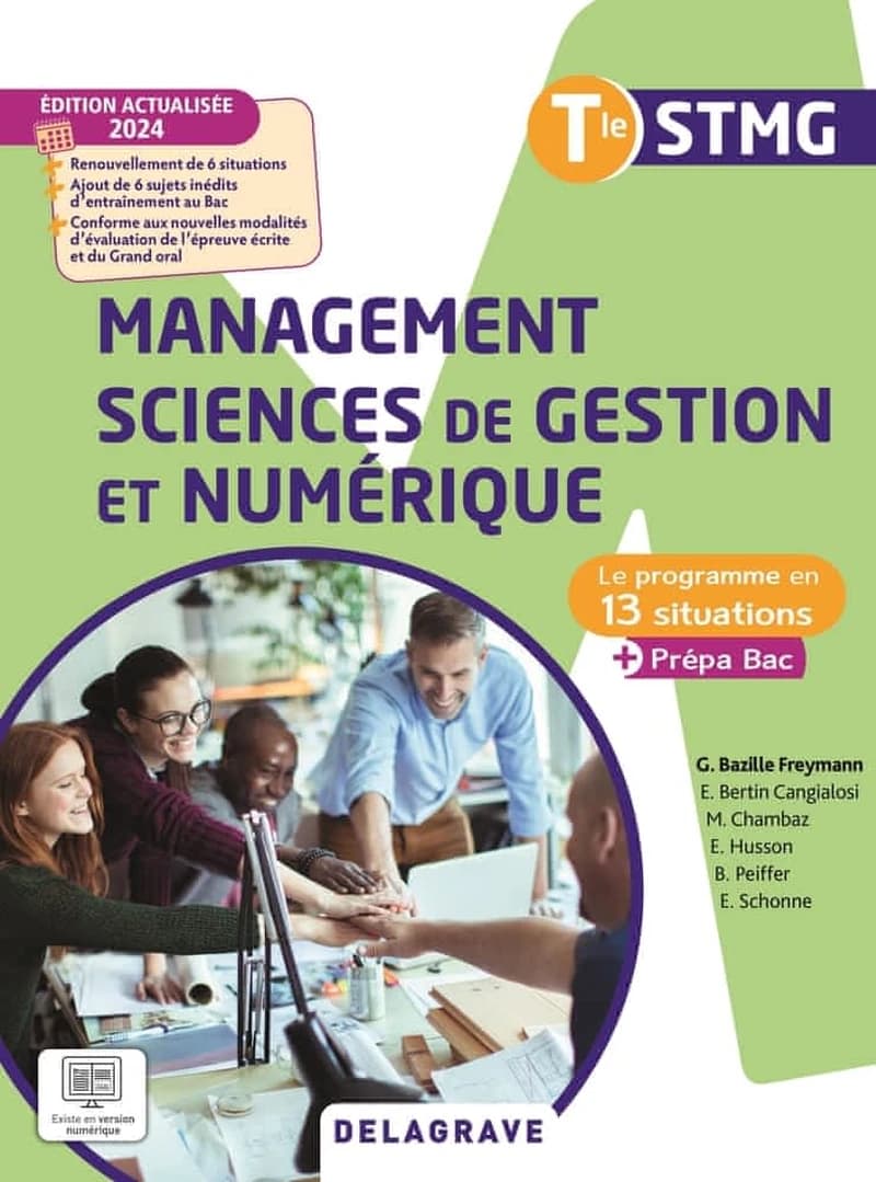 LE PROGRAMME EN SITUATIONS MANAGEMENT TLE STMG (2024) - POCHETTE ELEVE