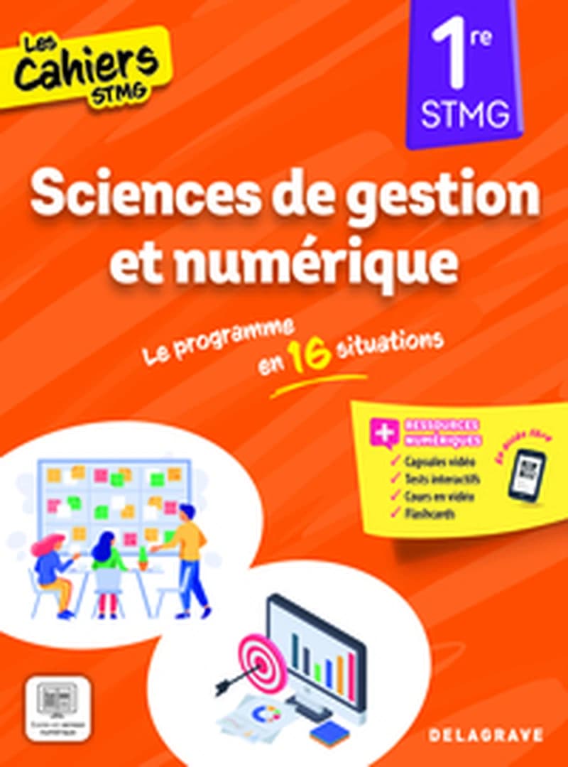 Cahiers STMG Sciences de gestion et numérique 1re STMG (2025)
