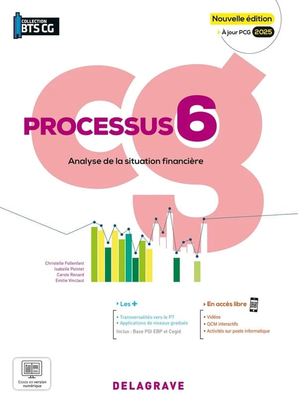 Processus 6 : Analyse de la situation financière BTS Comptabilité Gestion : Pochette élève