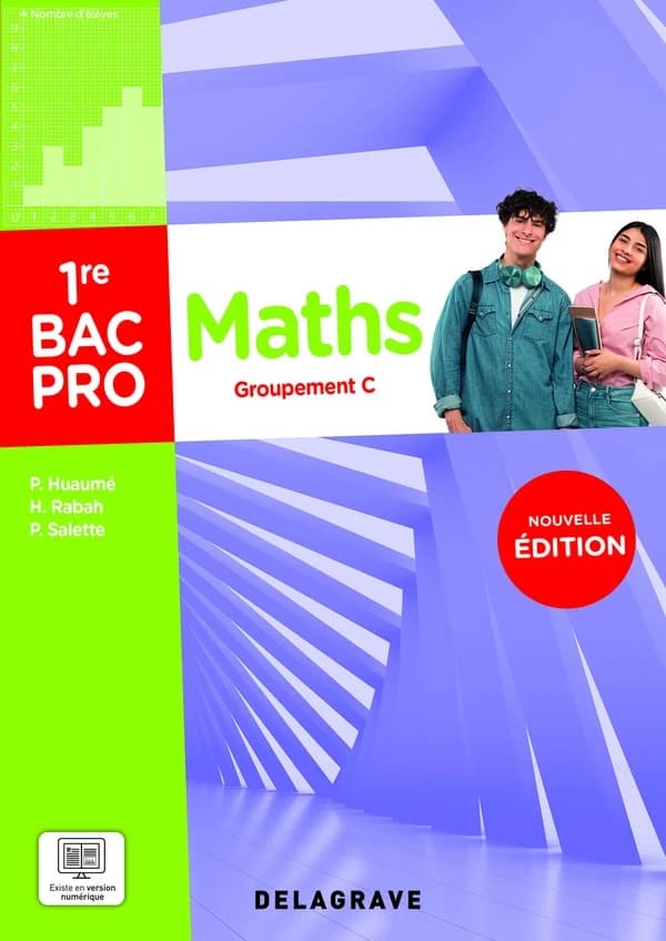 Mathématiques - Groupement C - 1re Bac Pro