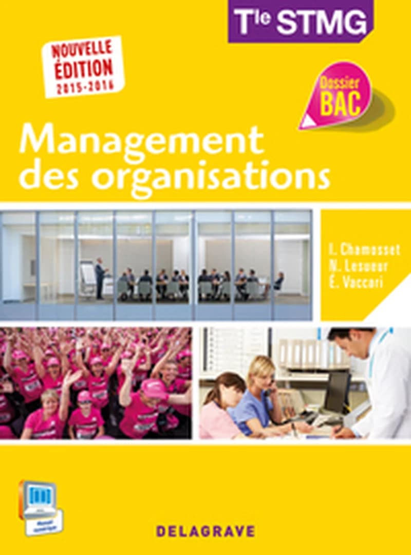 MANAGEMENT DES ORGANISATIONS TERM STMG ELEVE 2015