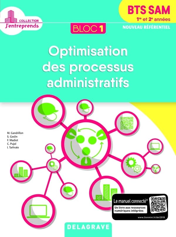 Bloc 1 - Optimisation des processus administratifs BTS SAM 1re & 2e année : Pochette élève