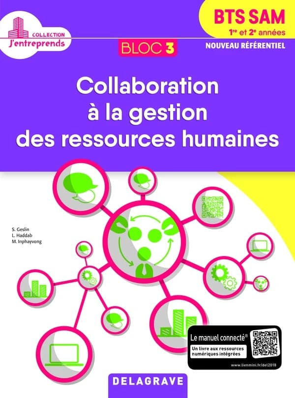 Collaboration à la gestion des ressources humaines ; livre de l'élève