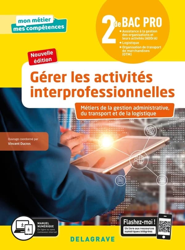 Mon métier, mes compétences : gérer les activités interprofessionnelles Tome 2 ; 2de bac pro gatl ; pochette élève (édition 2020)