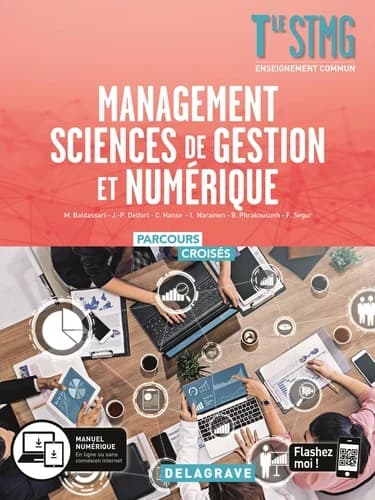 Management, sciences de gestion et numérique : Tle STMG, enseignement commun