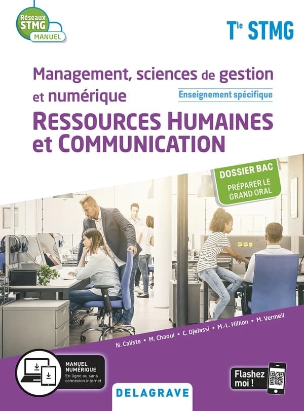 Ressources humaines et communication : Tle STMG, enseignement spécifique