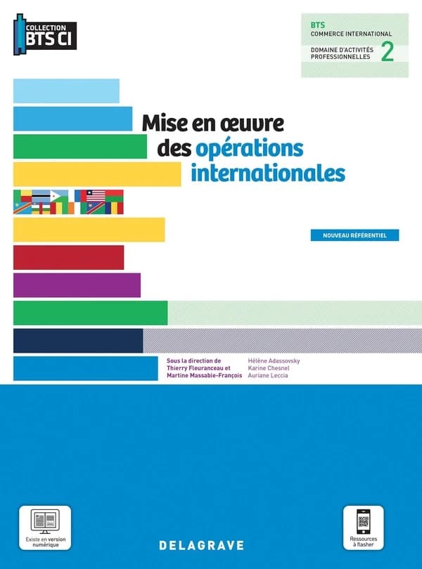 Développement de la relation commerciale dans un environnement interculturel : BTS commerce international ; pochette élève (édition 2021)