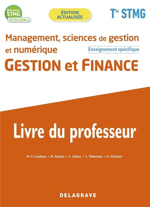 Réseaux STMG : gestion et finance ; terminale STMG ; pochette livre du professeur (édition 2022)