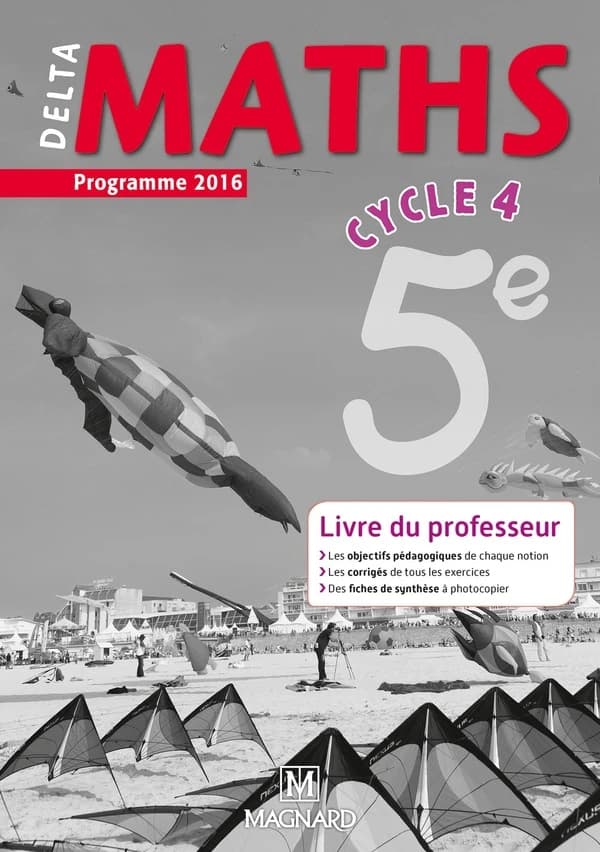 Delta maths : cycle 4 ; 5ème ; livre du professeur (programme 2016)