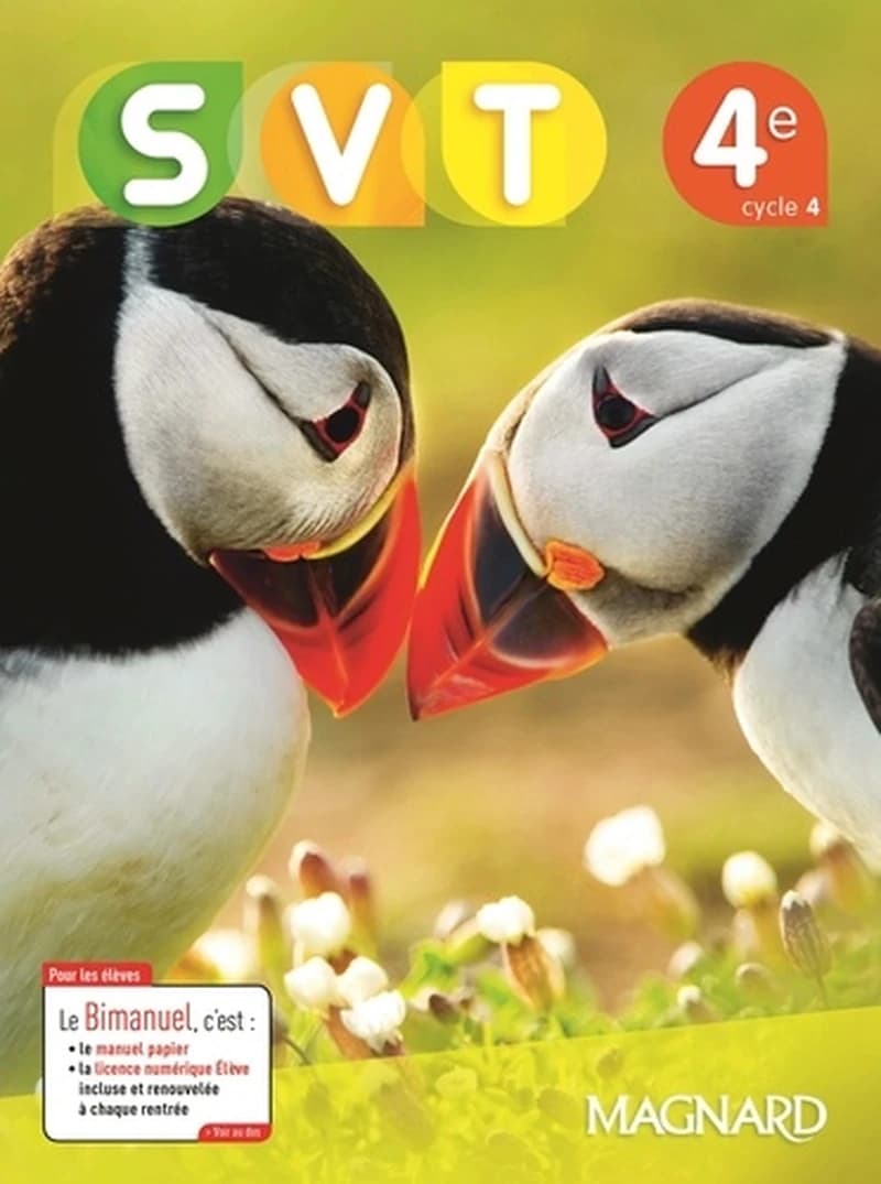 SVT, sciences de la vie et de la terre : 4e : cycle 4