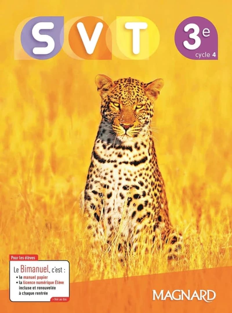 SVT, sciences de la vie et de la terre : 3e : cycle 4