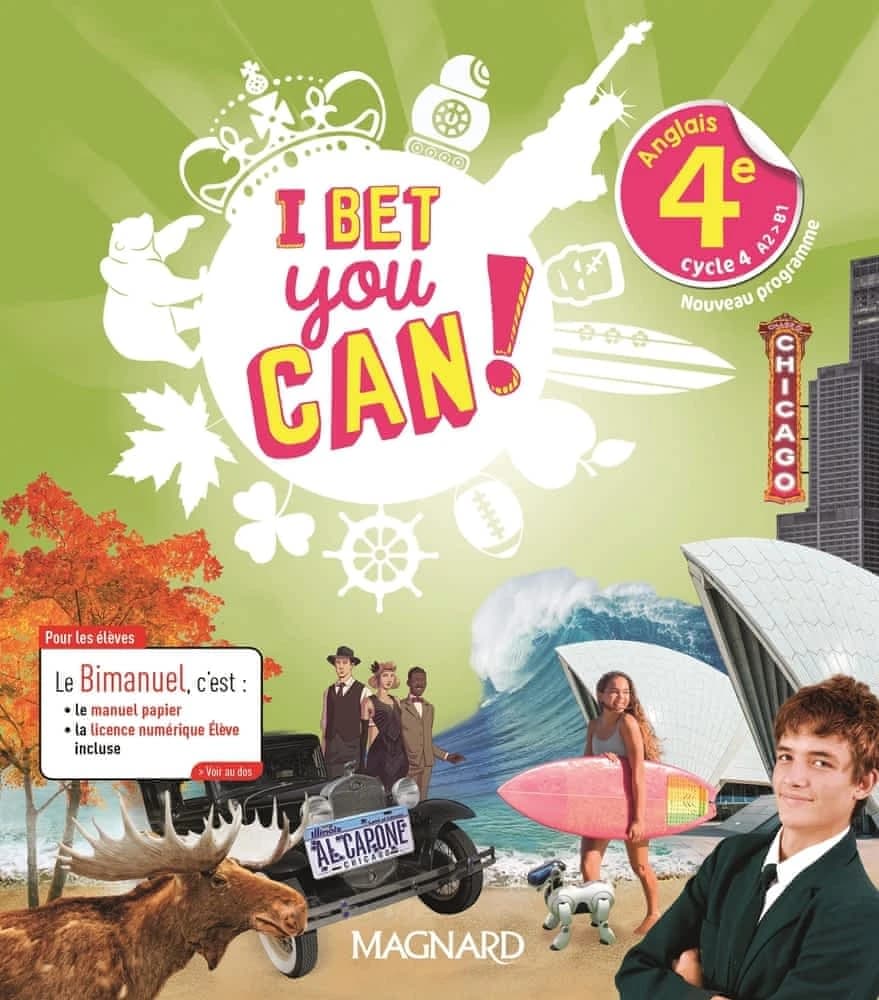 I bet you can ! : anglais 4e, cycle 4, A2-B1