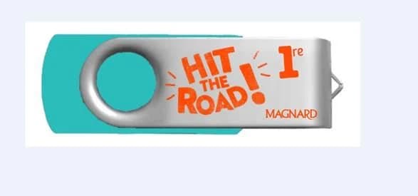 Hit the road! : 1re ; clé USB de ressources (édition 2019)
