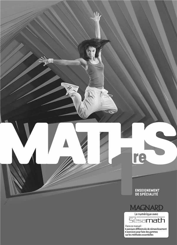 Maths ; 1re ; livre du professeur
