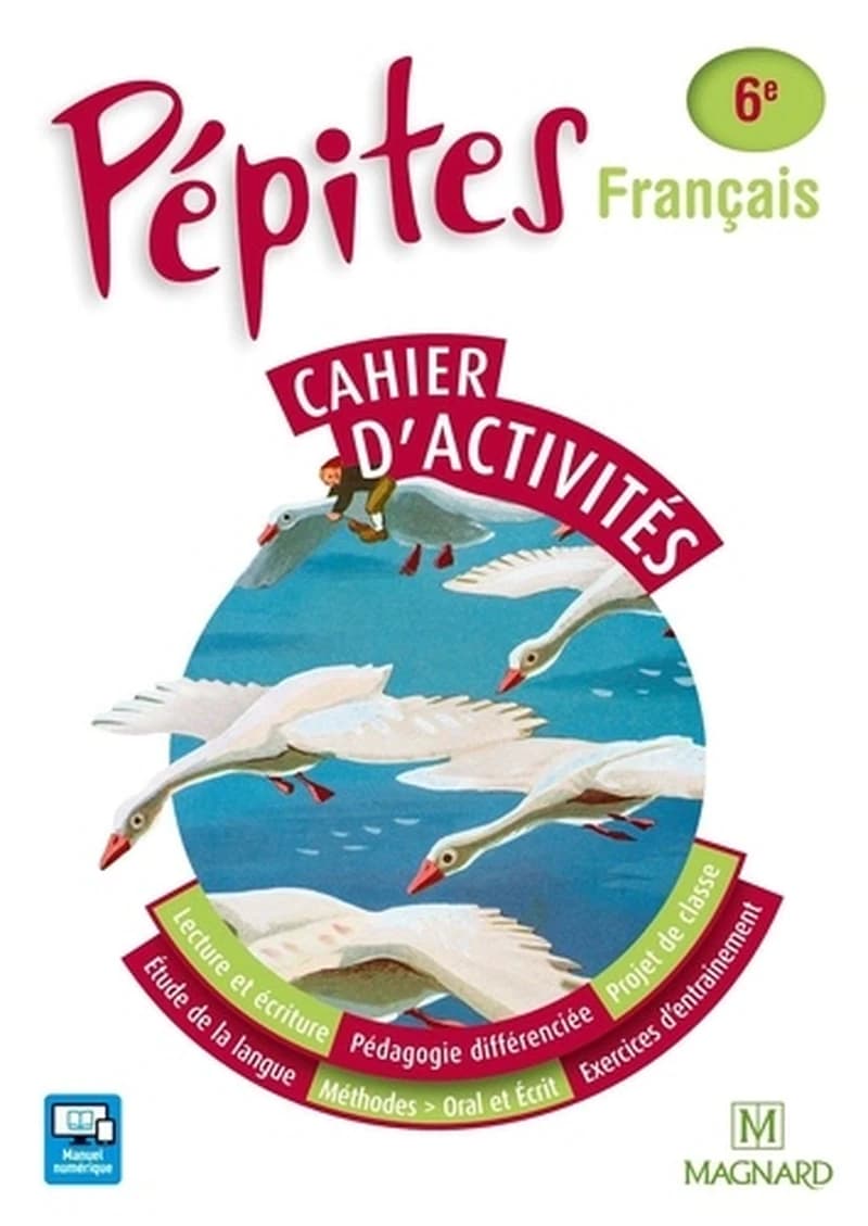 Français 6e Pépites : Cahier
