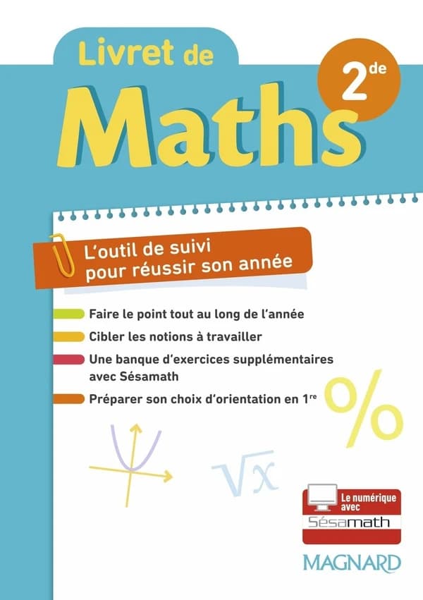 Maths : 2de ; livret (édition 2022)