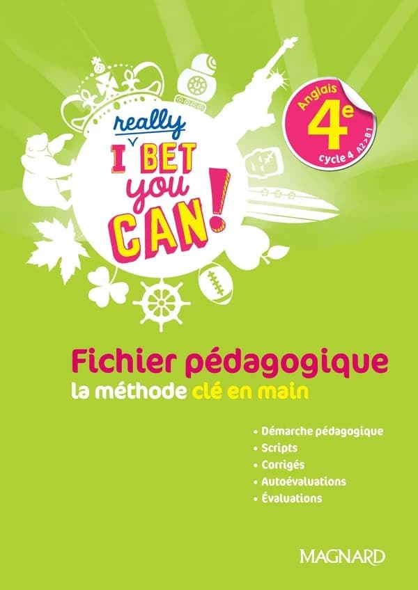 I really Bet You Can! : anglais : 4e ; fichier pédagogique (édition 2023)