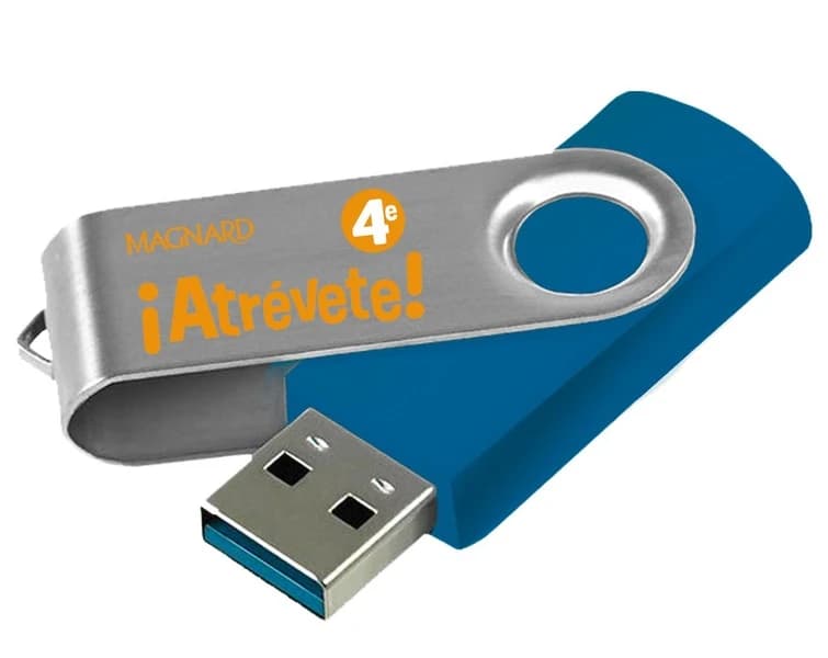 ¡Atrévete! : espagnol : 4e ; clé USB