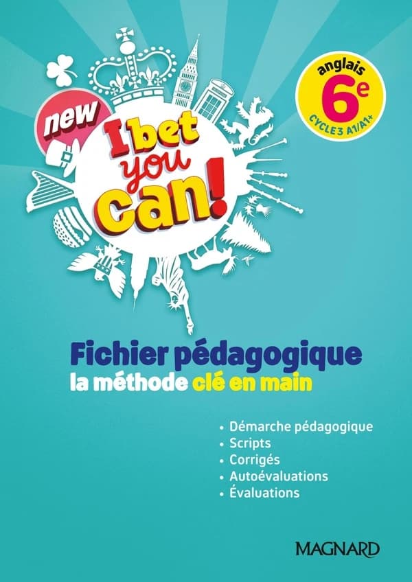 New I Bet You Can : Anglais : 6e ; Fichier pédagogique (édition 2025)
