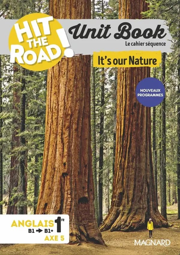 Unit Book Hit the Road Anglais 1re (2026) It's Our Nature
