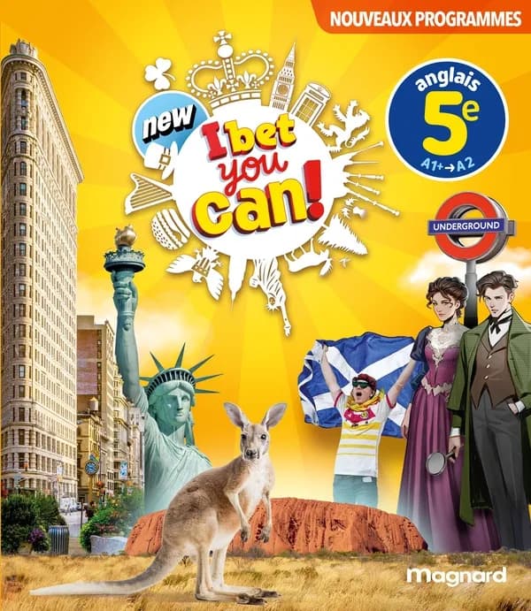 New I Bet You Can : Anglais : 5e ; Manuel (édition 2026)