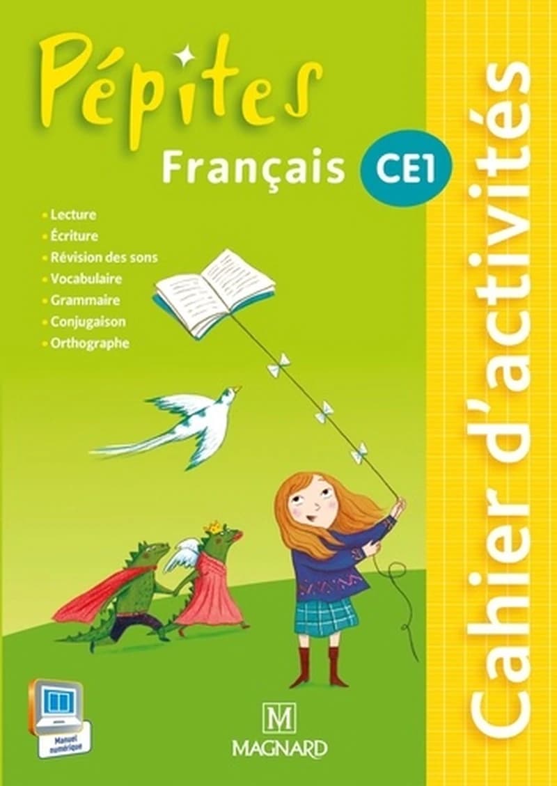 Pépites : français ; CE1 ; cahier d'activités (édition 2015)