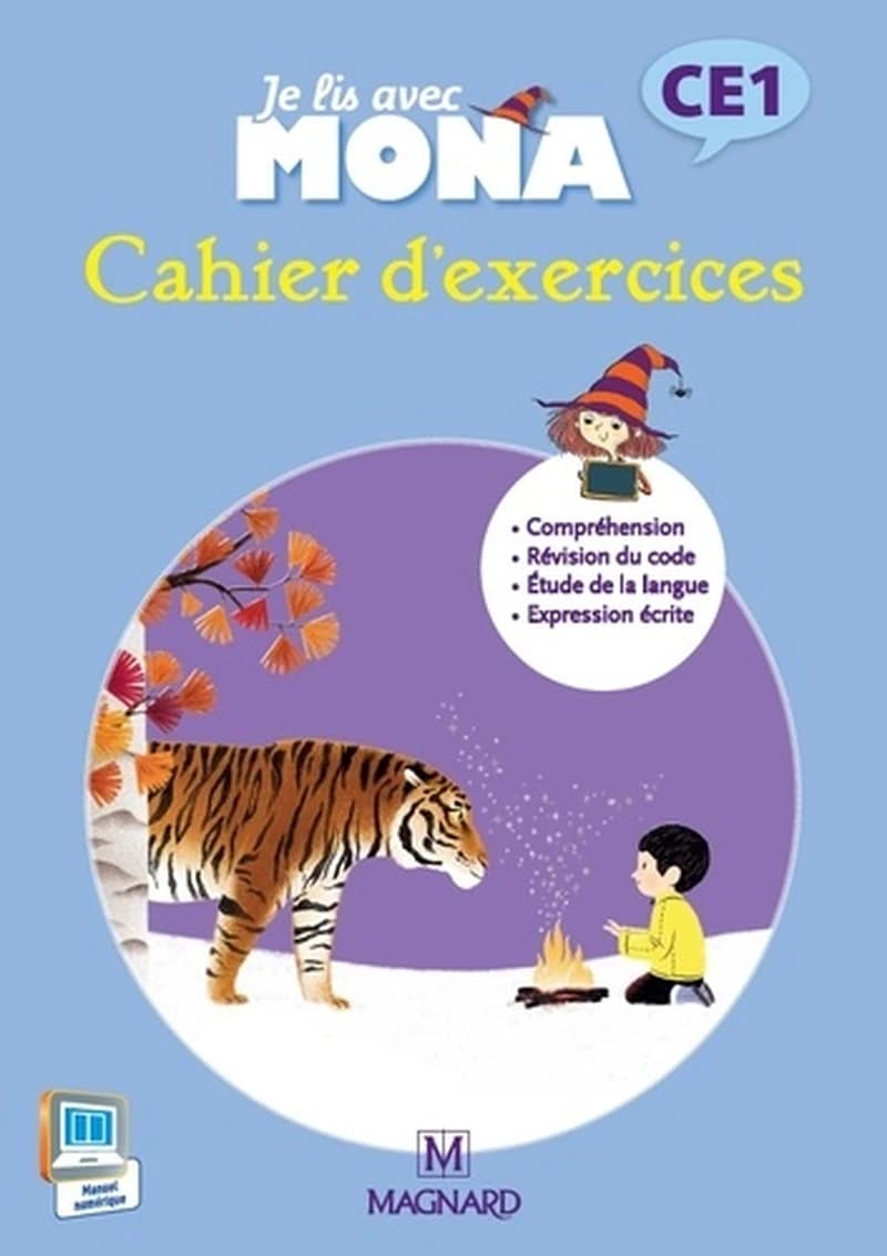 Je lis avec Mona et ses amis : CE1 ; cahier d'exercices (édition 2015)