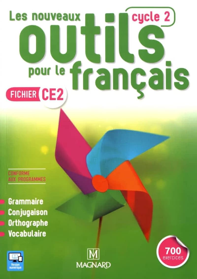 Les nouveaux outils pour le français : CE2 ; fichier de l'élève (édition 2018)