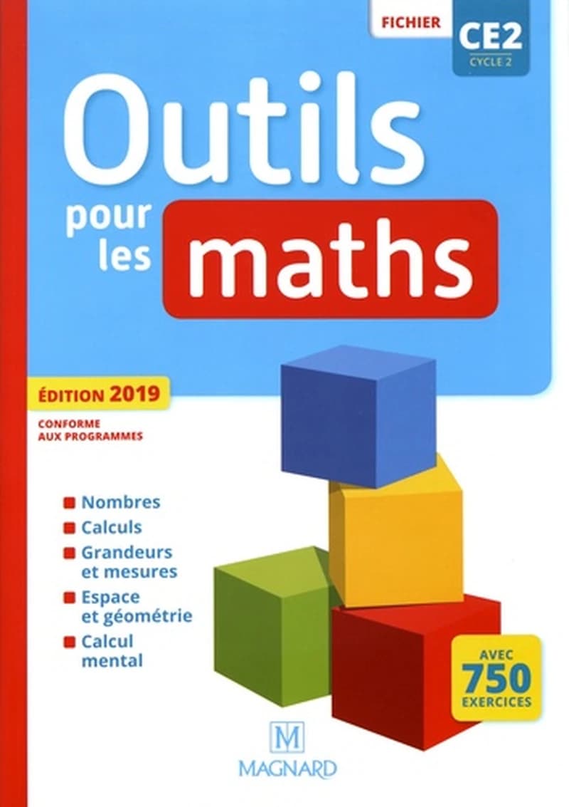 Outils pour les maths : CE2, cycle 2 : programmes 2016
