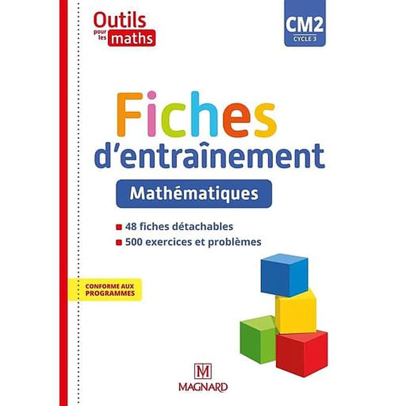 Outils pour les maths : CM2 ; fiches d'entraînement (édition 2020)