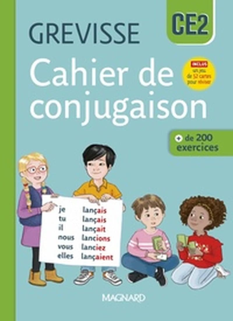 Grevisse langue française : Cahier de conjugaison : CE2 (édition 2025)