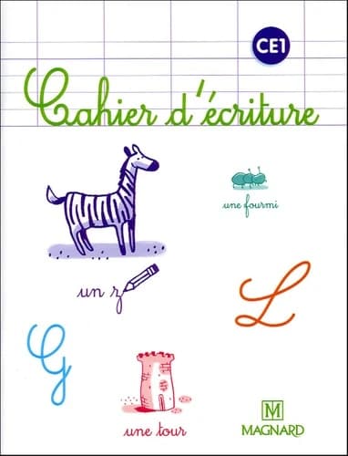 Cahier d'écriture : CE1 (édition 2005)