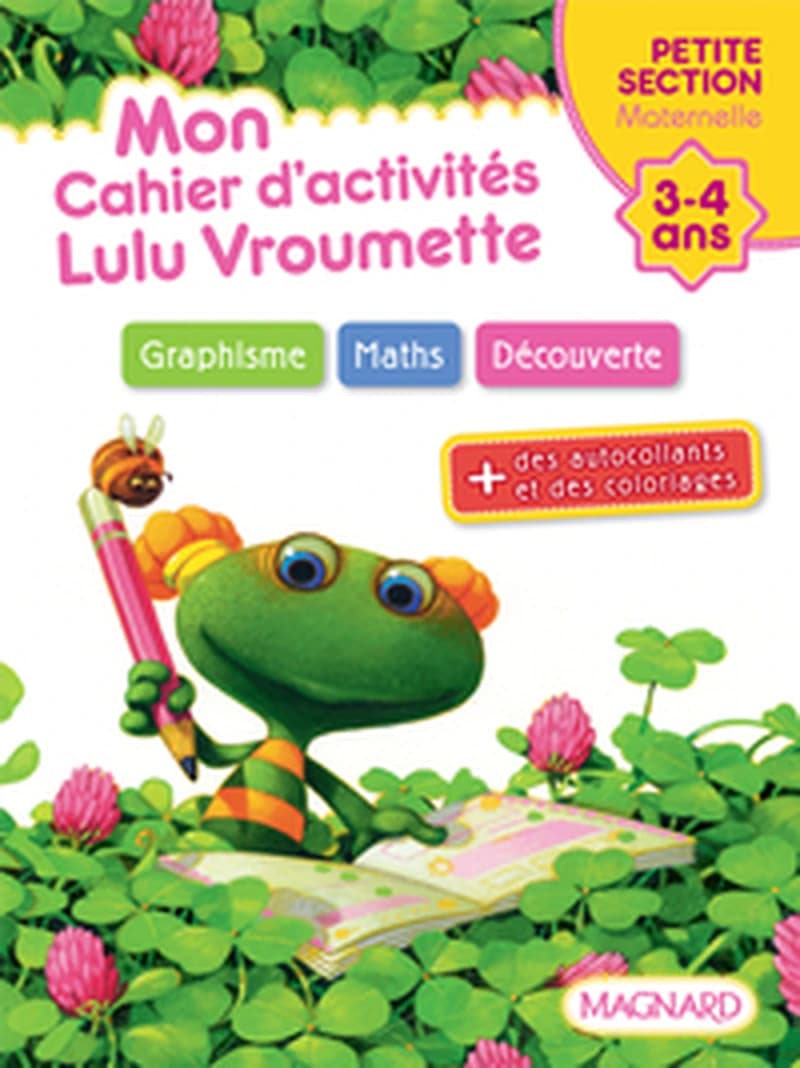 MON CAHIER D'ACTIVITES LULU VROUMETTE PS 3