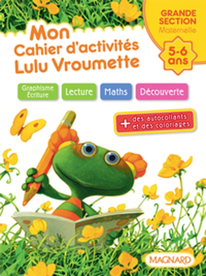 MON CAHIER D'ACTIVITES LULU VROUMETTE GS 5