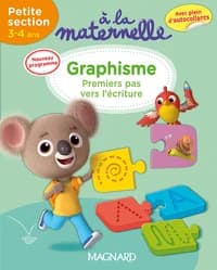 2016 A LA MATERNELLE GRAPHISME PS 3 - 4 ANS PREMIERS PAS VERS L'ECRITURE