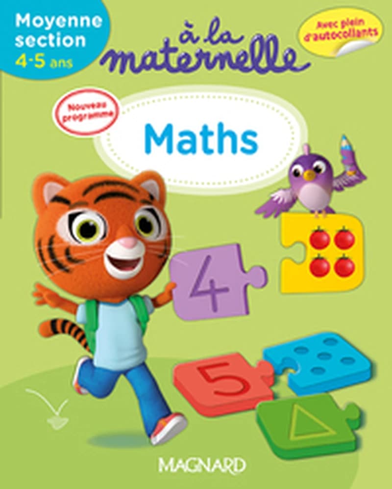 2016 A LA MATERNELLE MATHS MS 4-5 ANS