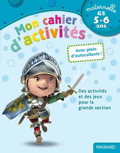 Mon cahier d'activités. Spécial garçon 5-6 ans