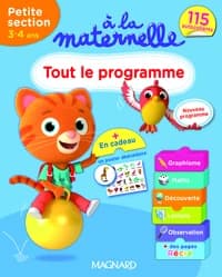 2016 A LA MATERNELLE PS TOUT LE PROGRAMME