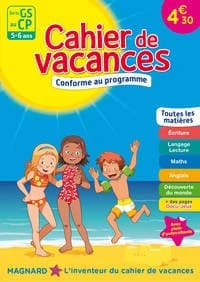 CAHIER DE VACANCES DE LA GS AU CP 2017