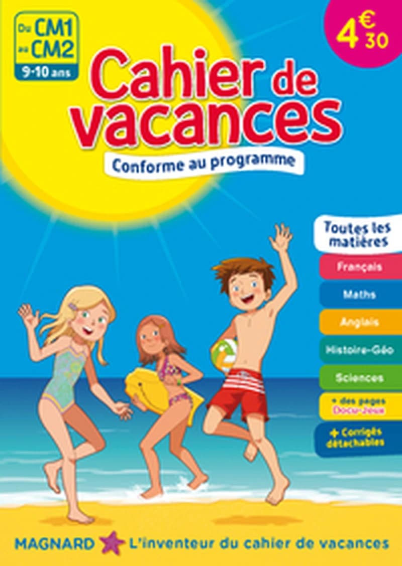 CAHIERS DE VACANCES DU CM1 AU CM2 2017