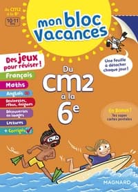 BLOC VACANCES CM2-6E (MON)