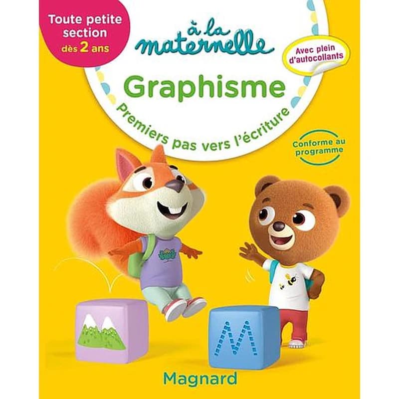 Graphisme TPS dès 2 ans à la maternelle - Premiers pas vers l'écriture