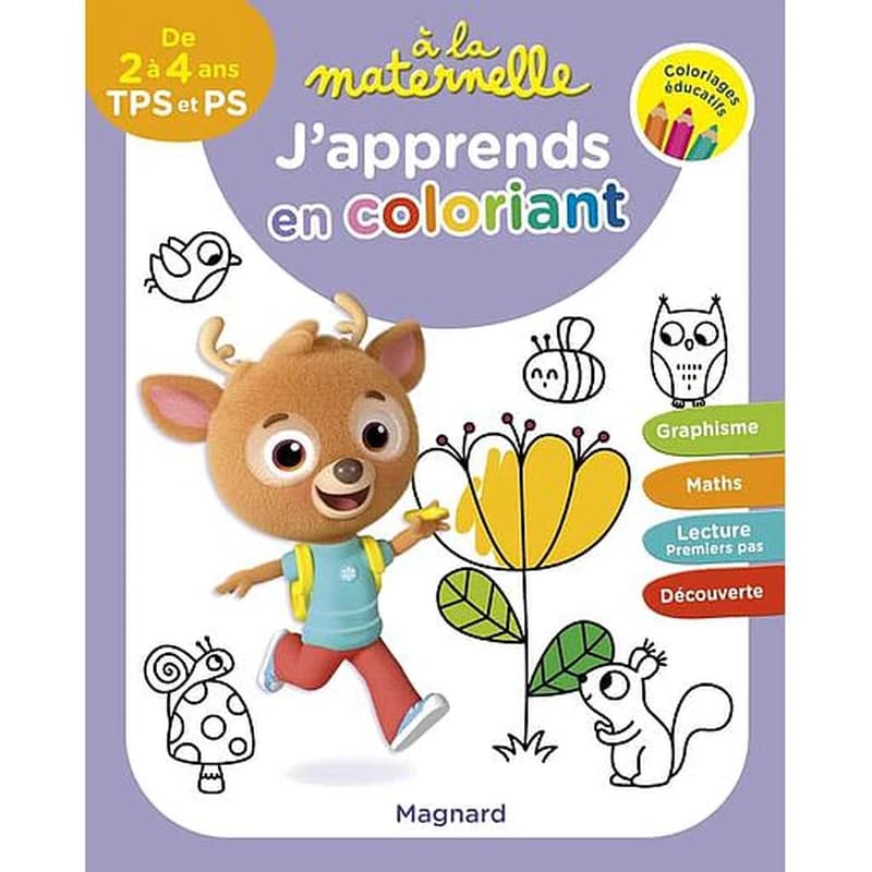 A la maternelle, j’apprends en coloriant TPS et PS