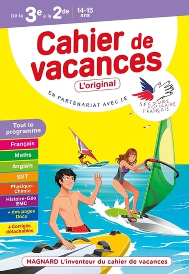 Cahier de vacances de la 3e à la 2de