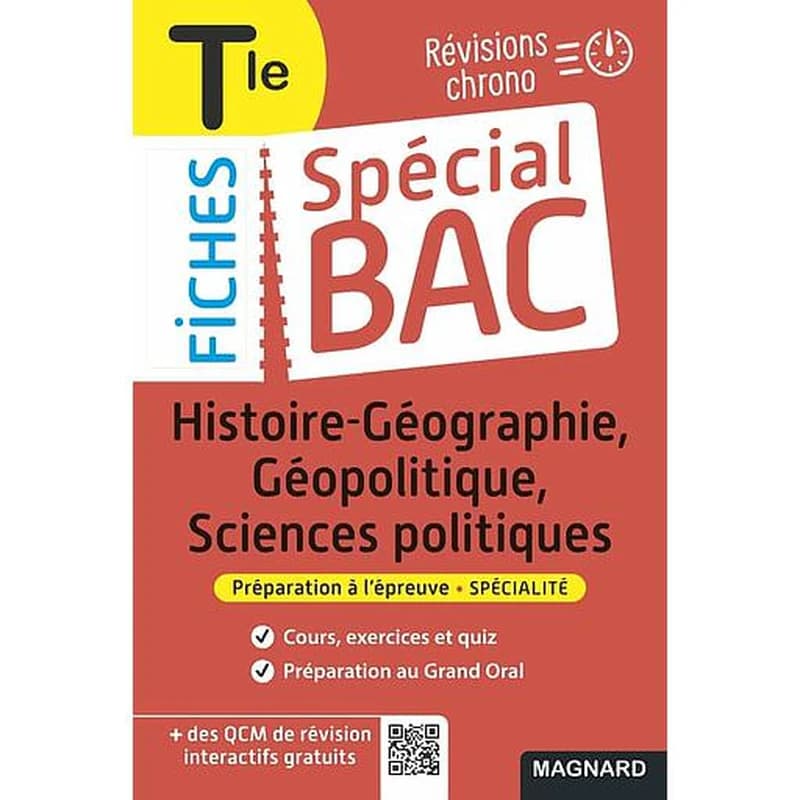 Fiches spécial bac : histoire-géo, géopolitique, sciences po ; terminale bac 2022