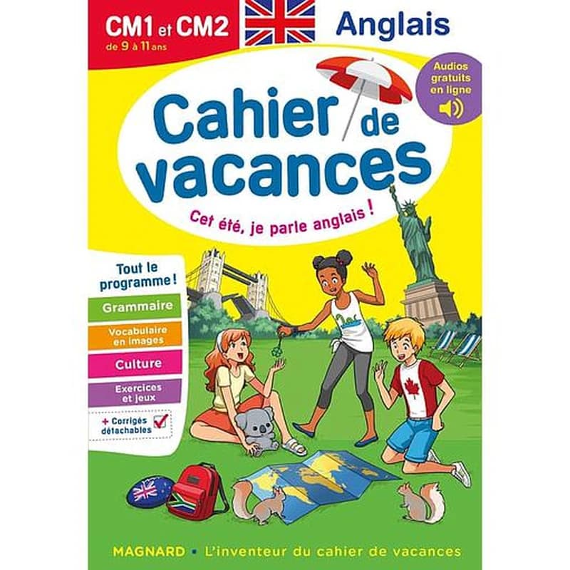 Cahier de vacances CM1 et CM2 - Anglais