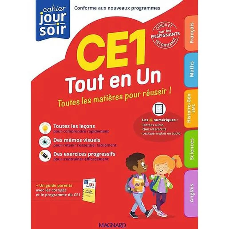 Tout en un CE1 : Toutes les matières pour réussir