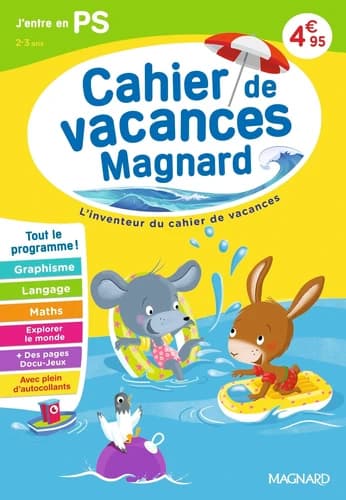 Cahier de vacances : J'entre en petite section 2-3 ans : Magnard, l'inventeur du cahier de vacances (édition 2026)