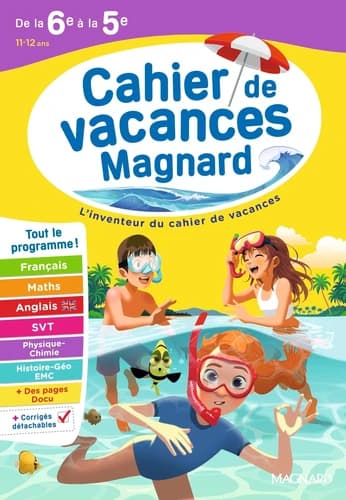 Cahier de vacances 2026, de la 6e vers la 5e : Magnard, l'inventeur du cahiers de vacances (édition 2026)